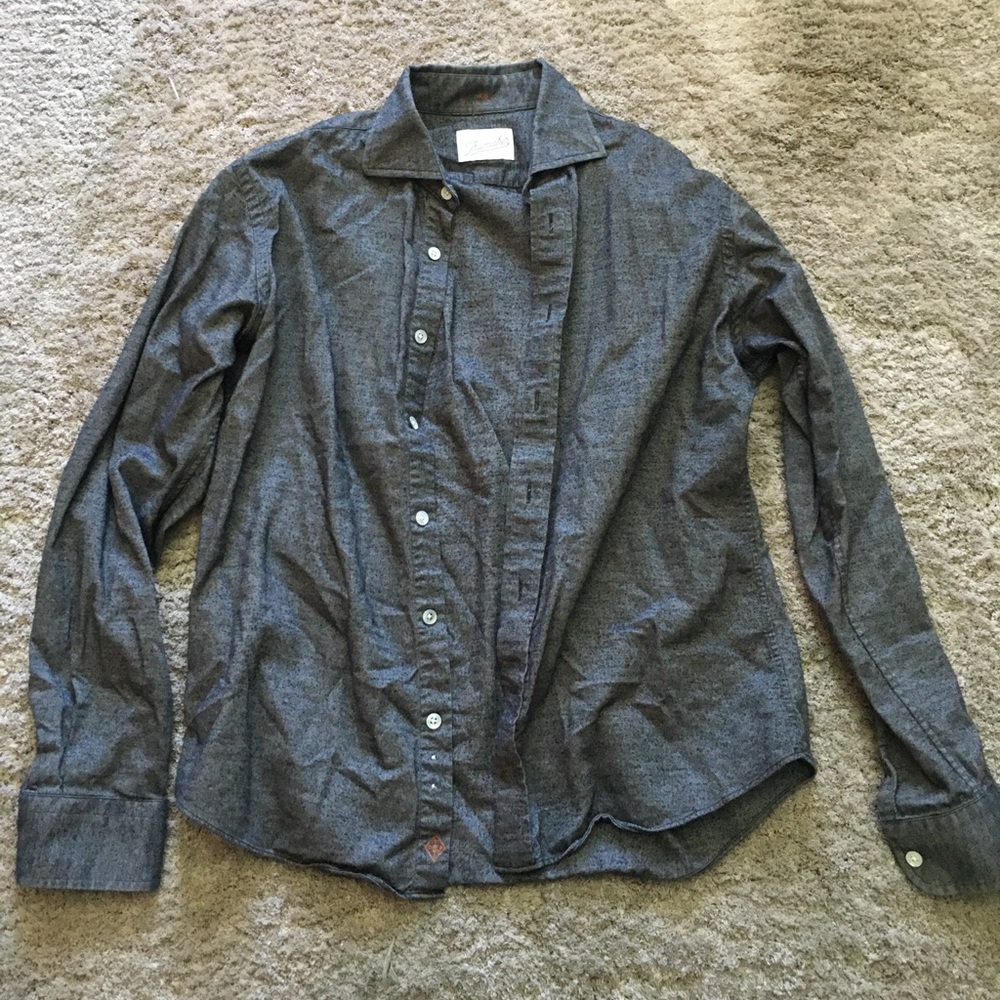 Trumaker - XS Grey Flannel Shirt